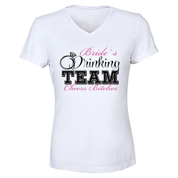 Carra Bride's Drinking Team дамска тениска 